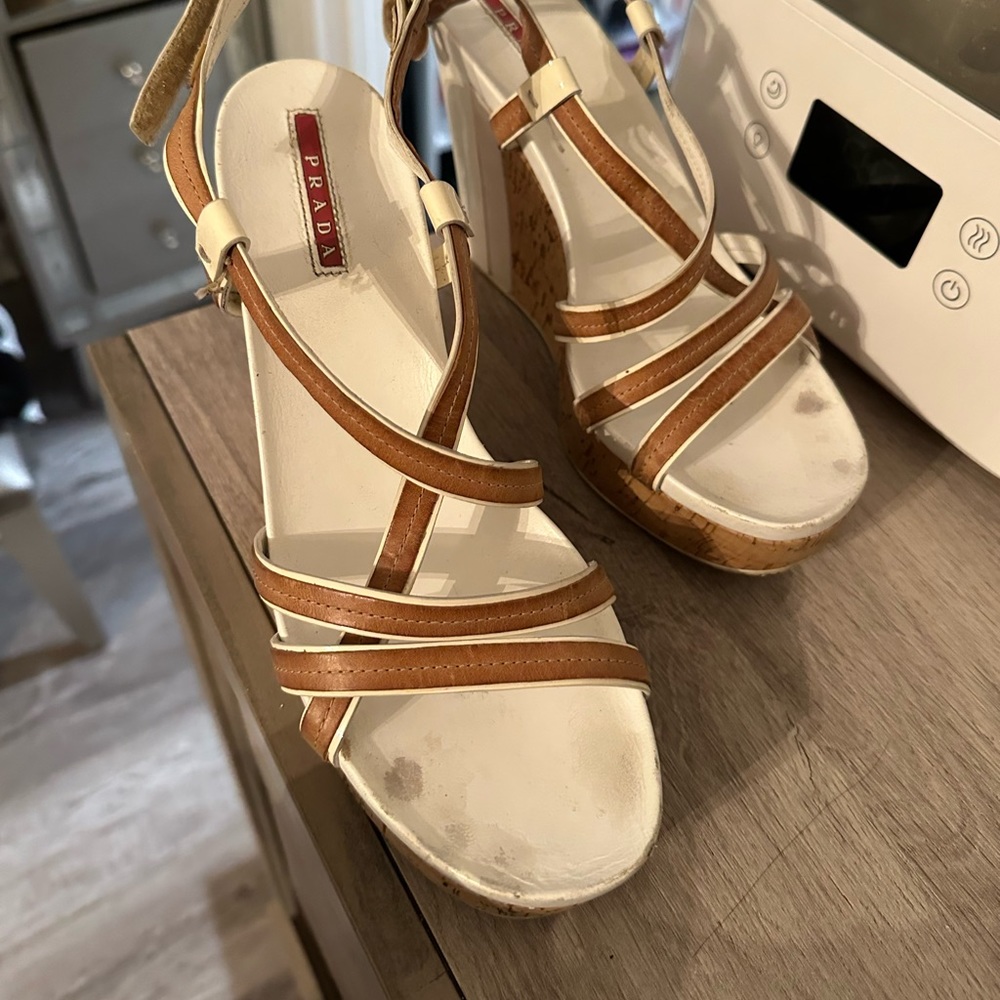 Prada wedges